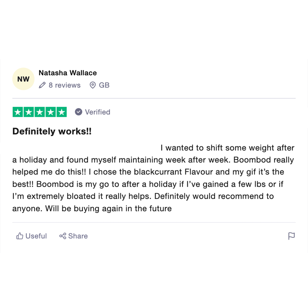 Natasha Trustpilot Review